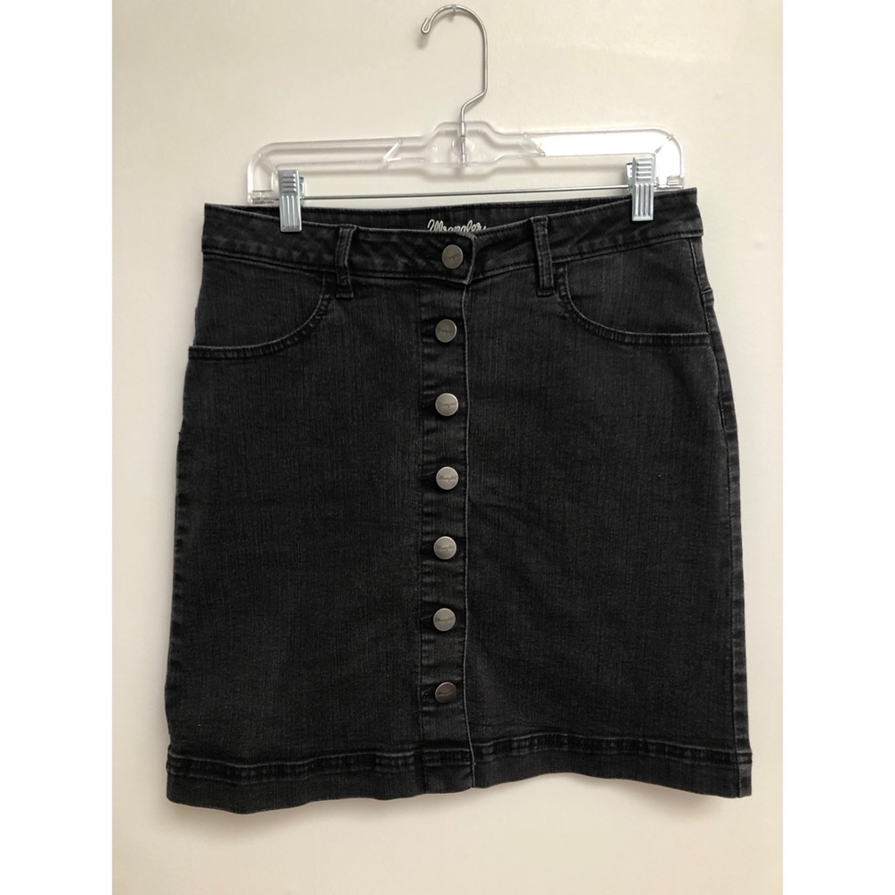 Wrangler denim button up mini skirt - size 12
